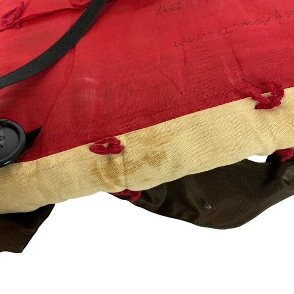 HC Accents Henry Curtis Patchwork Teddy Bear Wall Pocket Christmas Decor 1992 - Picture 9 of 10